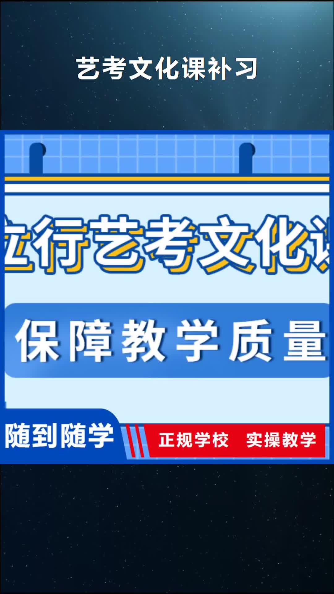 铜川 艺考文化课补习学真技术